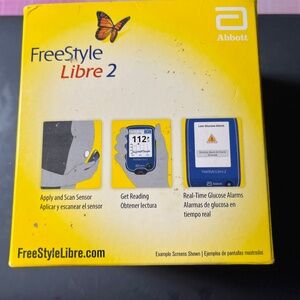 NWOT (2) FreeStyle Libre Sensor Monitoring System & (1) Libre 2 Reader